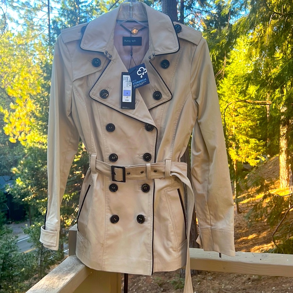 (NWT) Marks and Spencer - Autograph Trench Coat